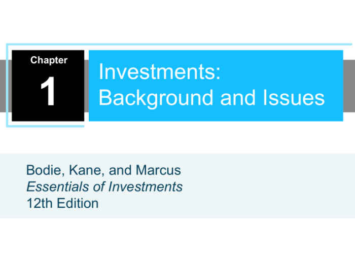 Investments bodie kane marcus 10th edition