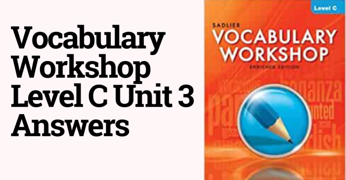 Vocabulary workshop level a unit 5 answers