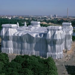 The artworks of christo and jeanne claude are intended