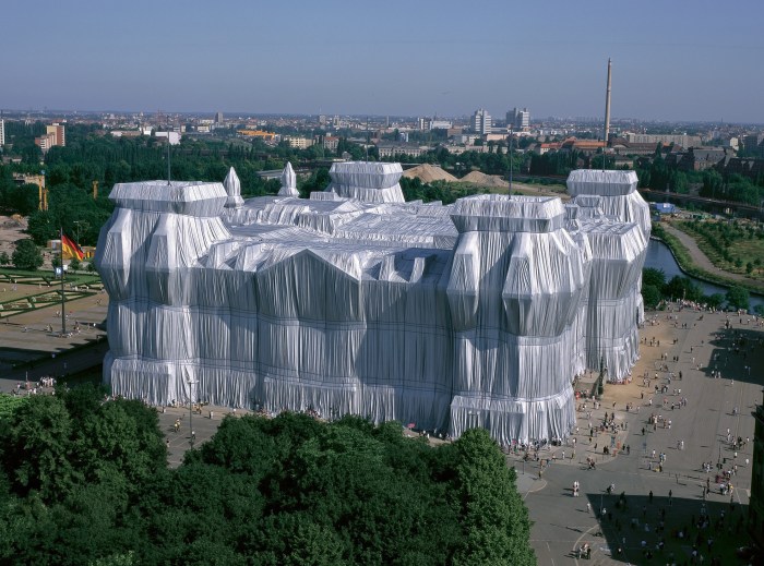 The artworks of christo and jeanne claude are intended