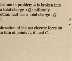 A thin semicircular rod like the one in problem 4